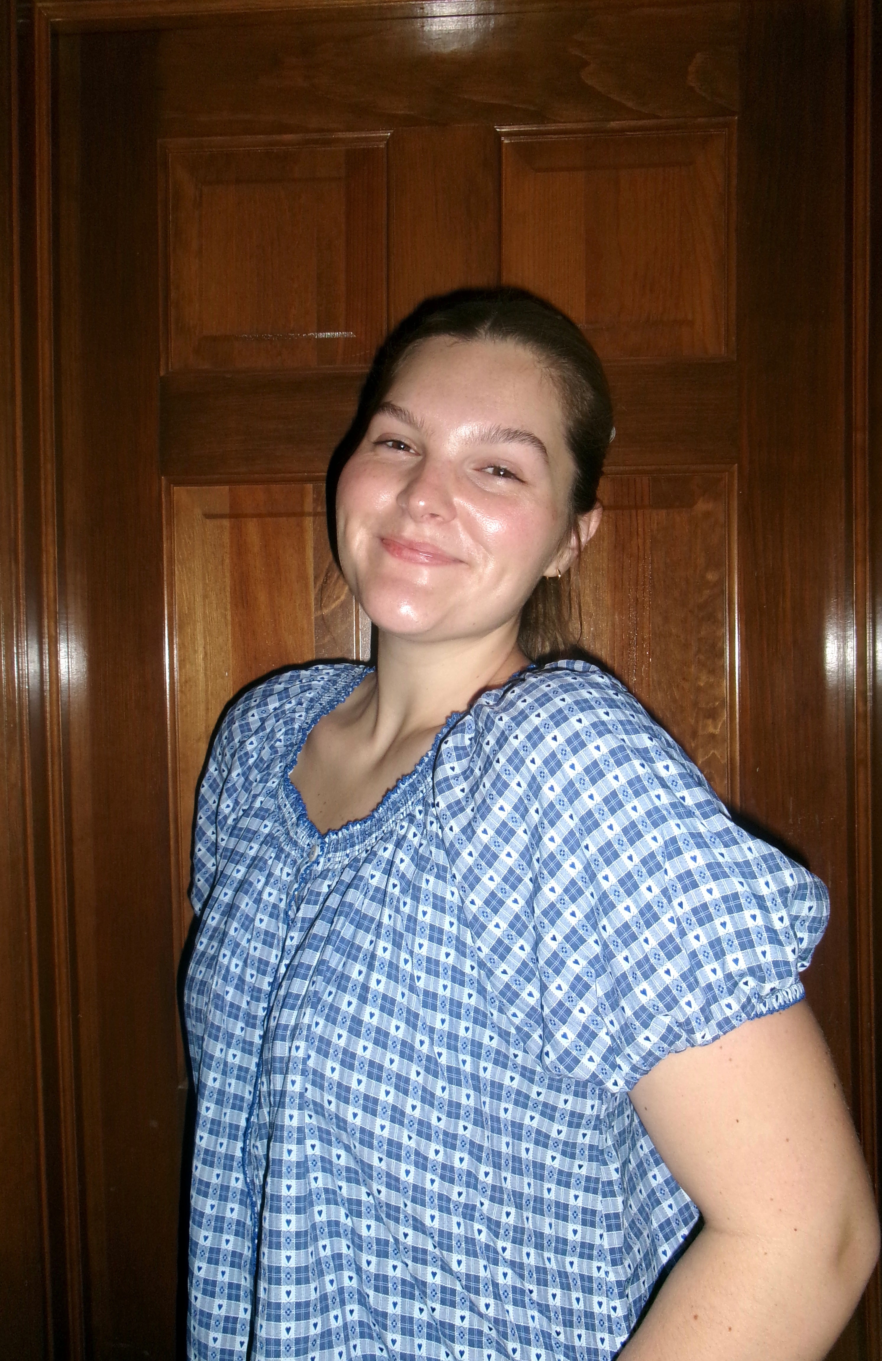 HEART STREET GINGHAM BLOUSE