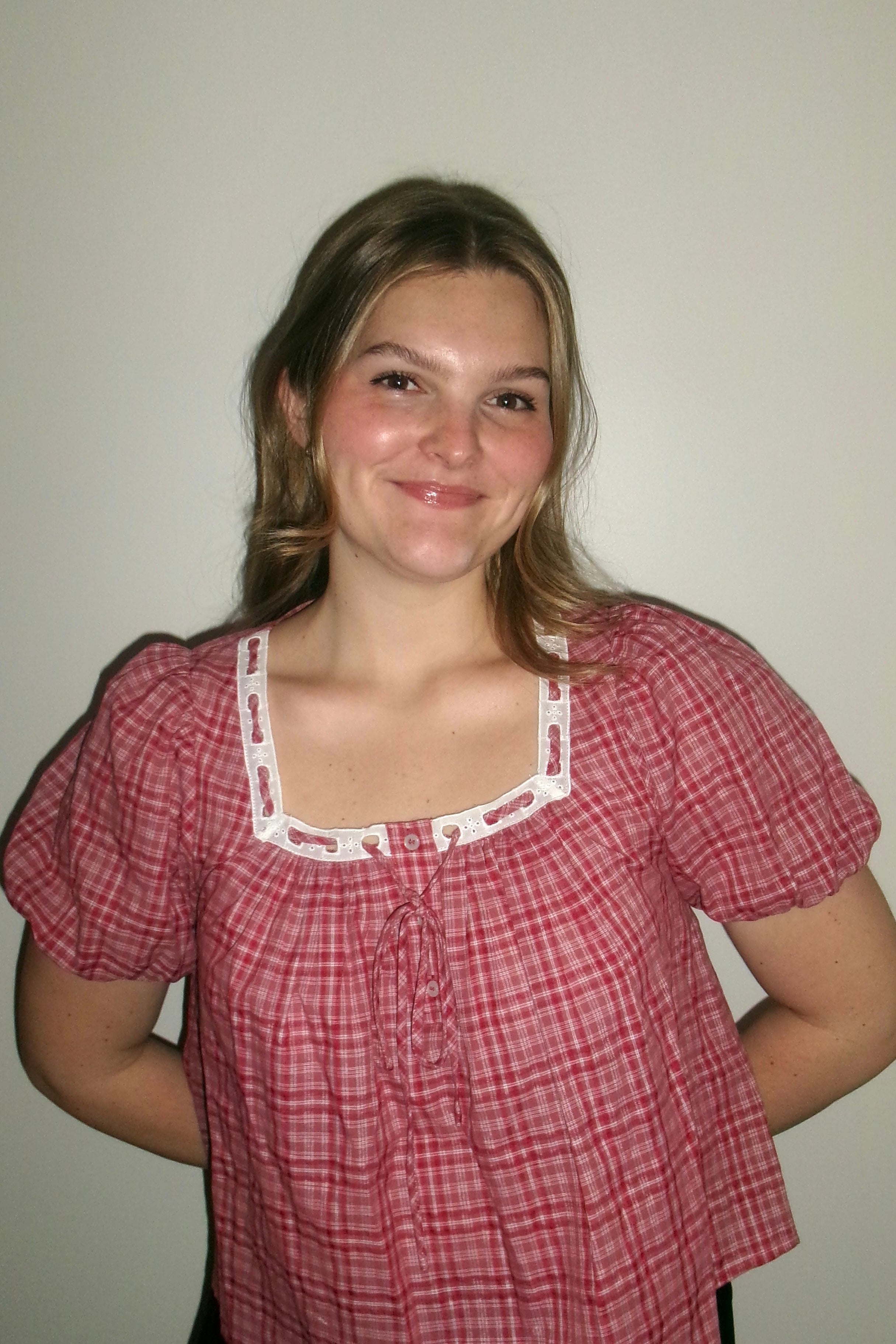 BARBARA JEAN PLAID BLOUSE