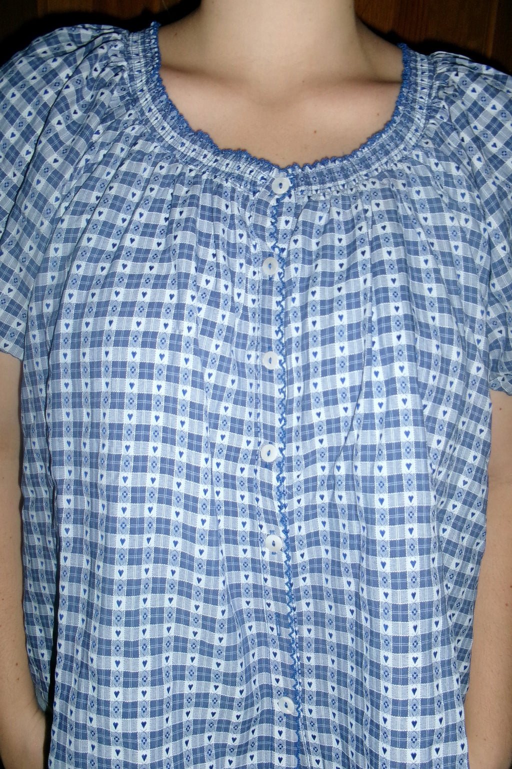 HEART STREET GINGHAM BLOUSE