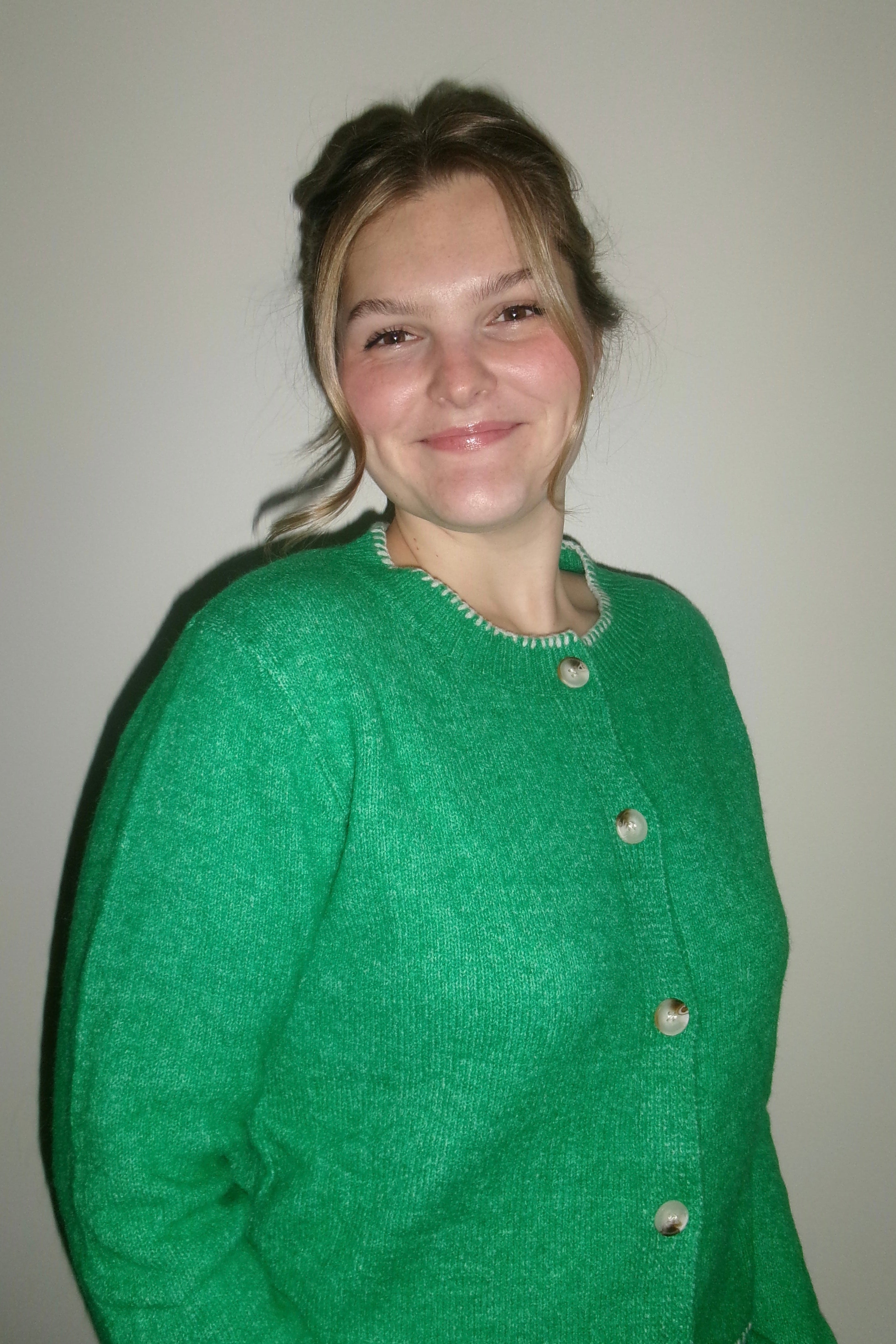 MONICA JEAN STITCHED CARDIGAN