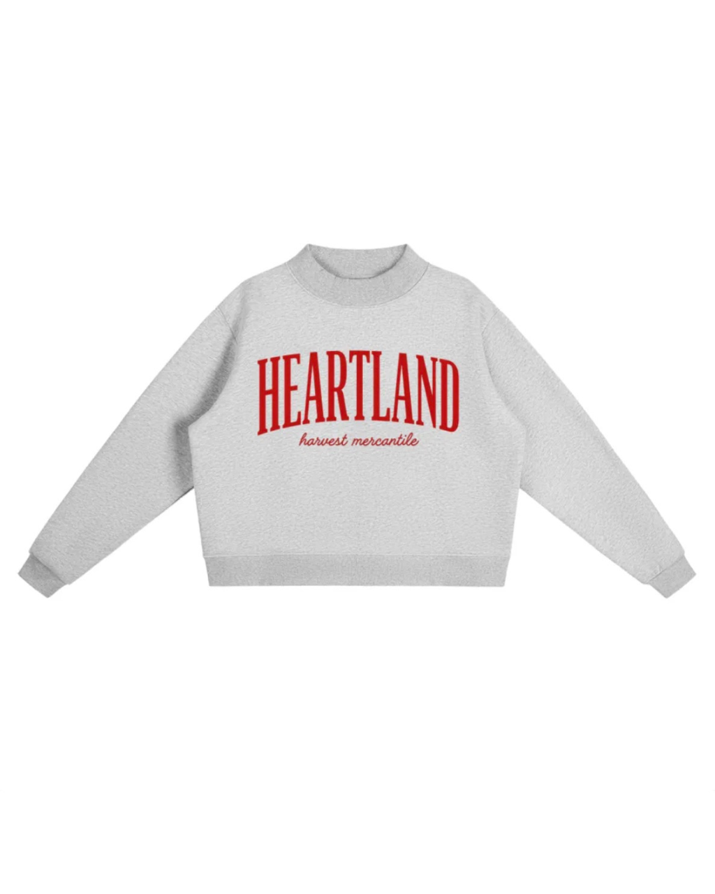 HEARTLAND MOCK NECK SWEATSHIRT