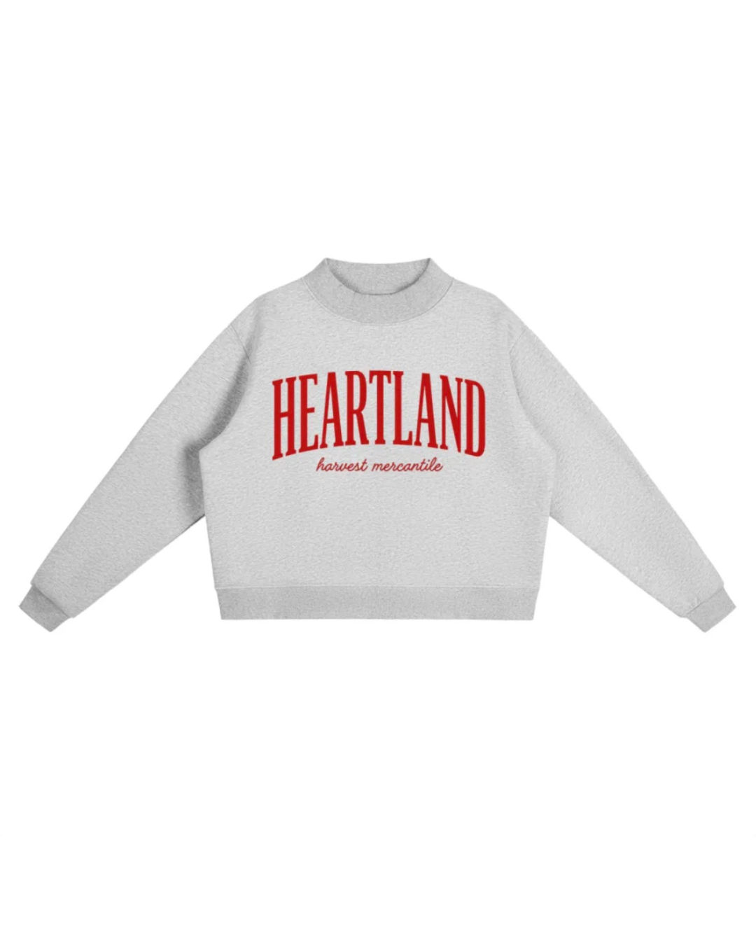HEARTLAND MOCK NECK SWEATSHIRT