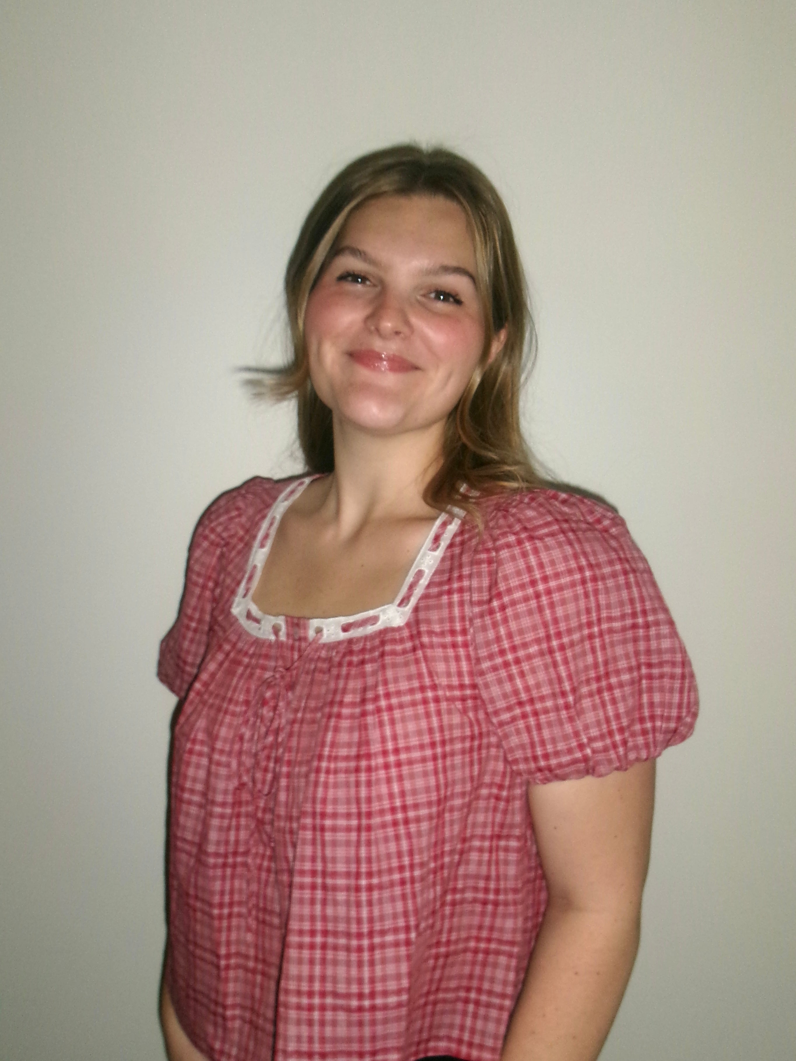 BARBARA JEAN PLAID BLOUSE