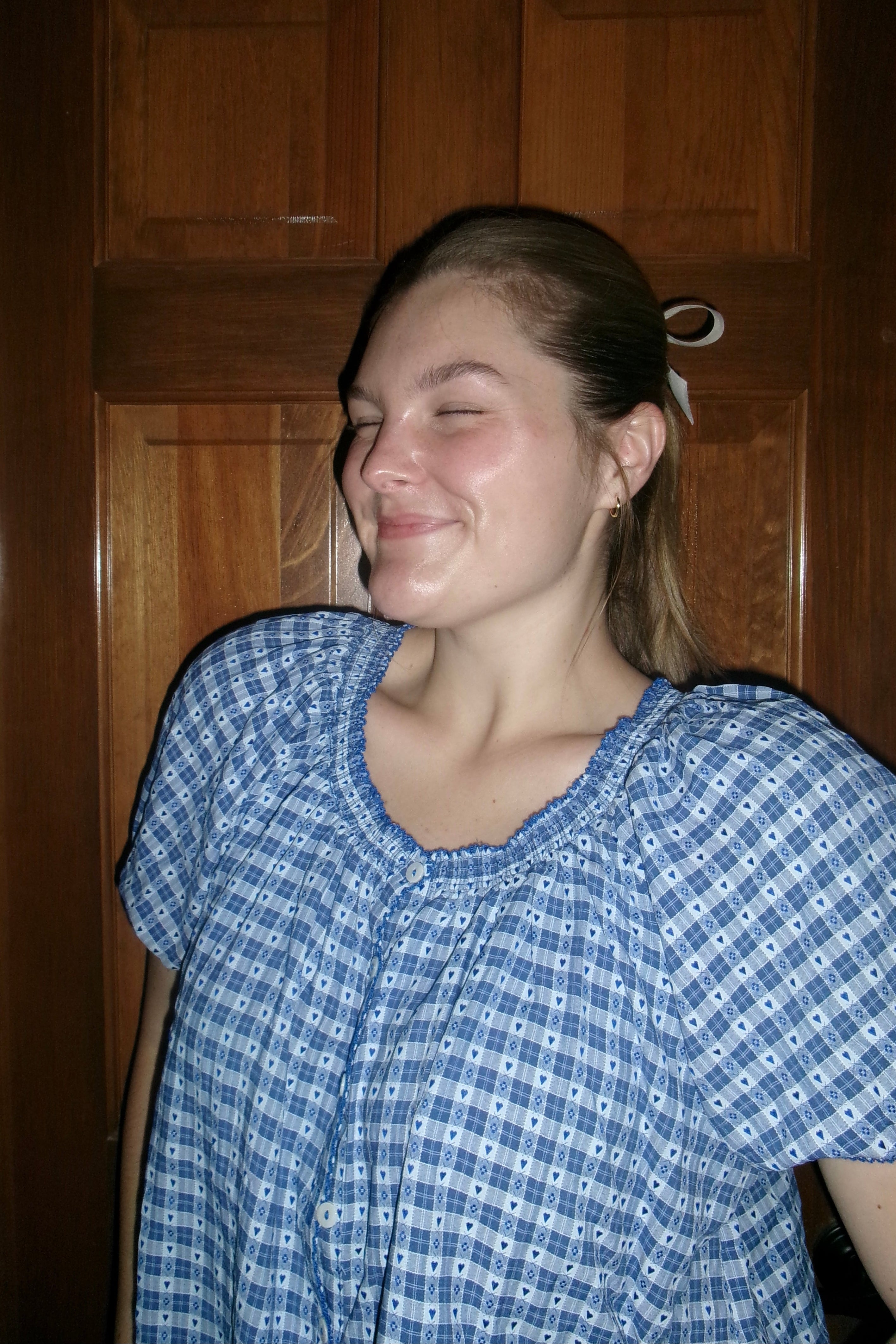 HEART STREET GINGHAM BLOUSE