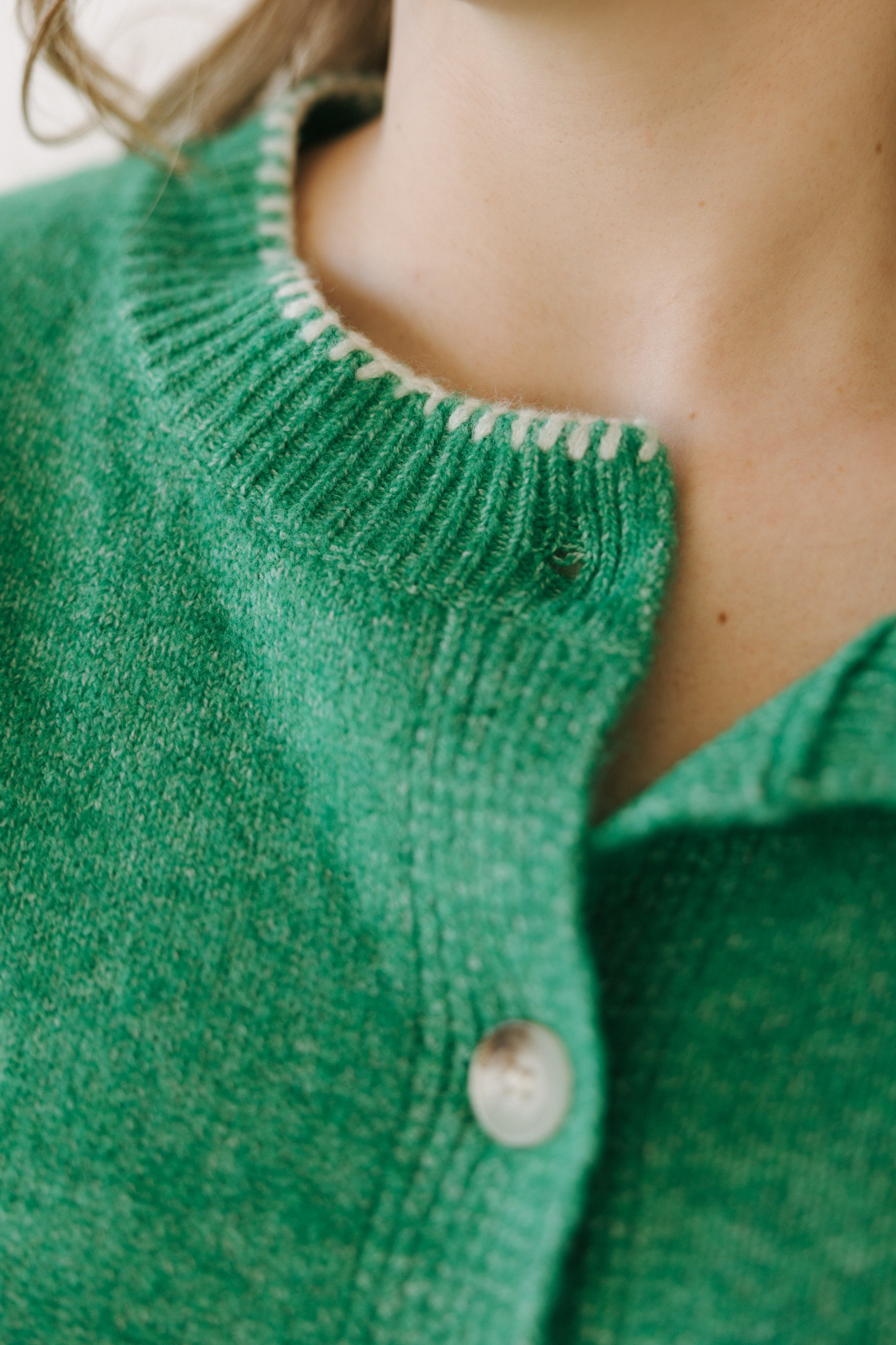 MONICA JEAN STITCHED CARDIGAN