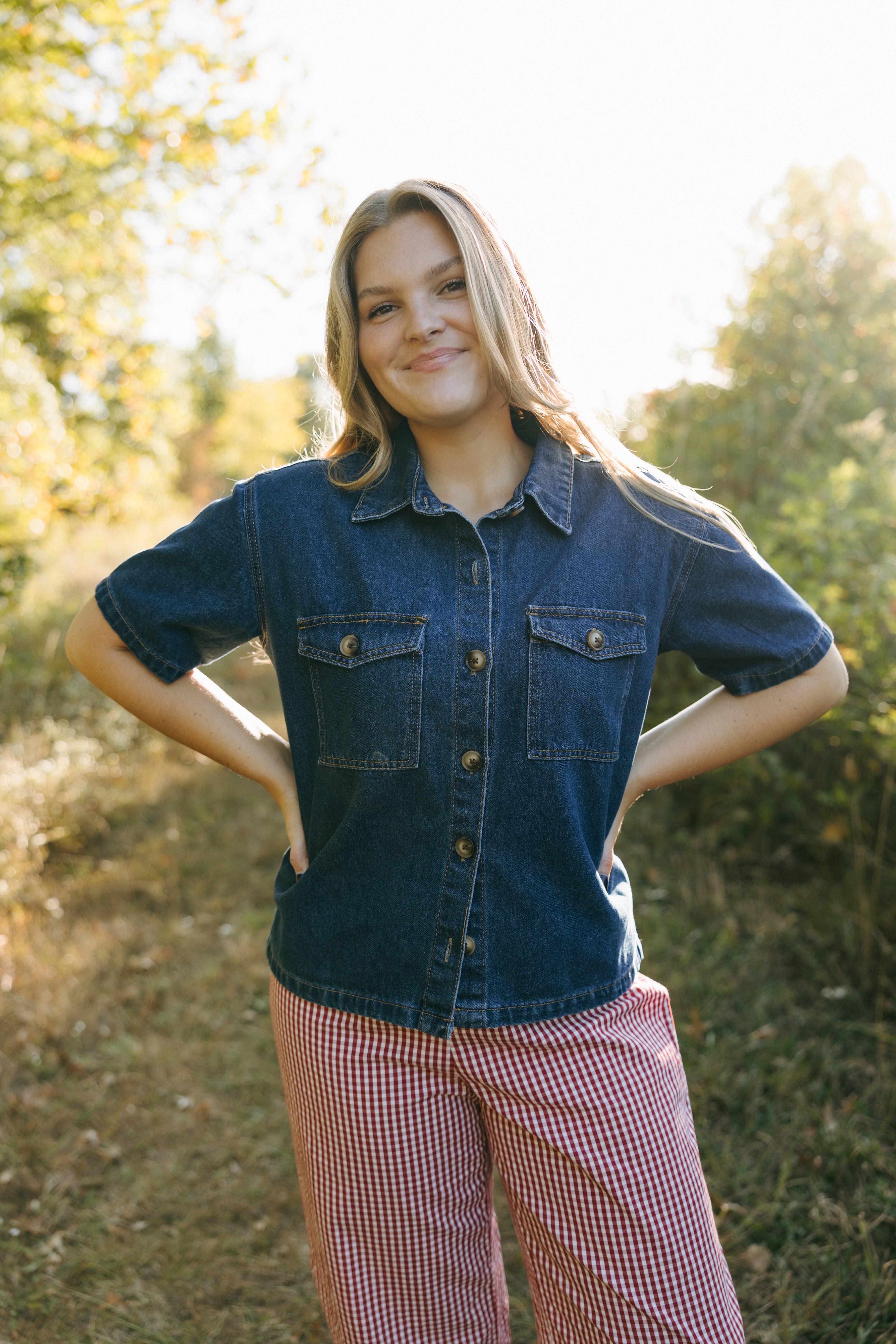 NASHVILLE BUTTON-UP DENIM SHIRT
