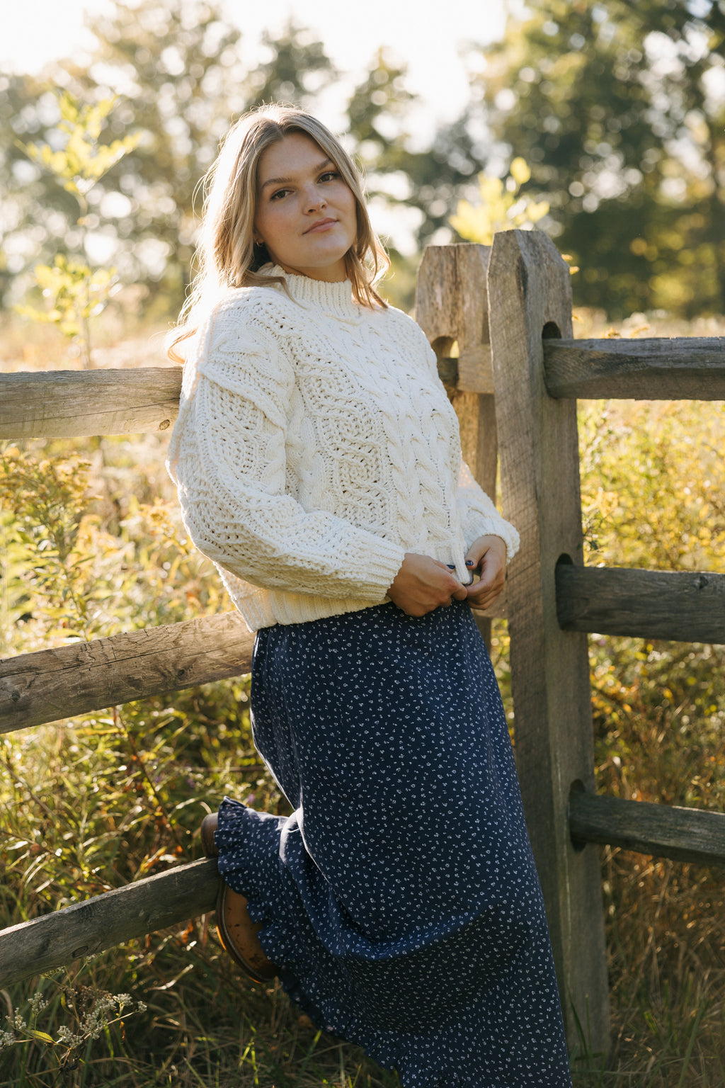 ARNOLD CABLE KNIT SWEATER