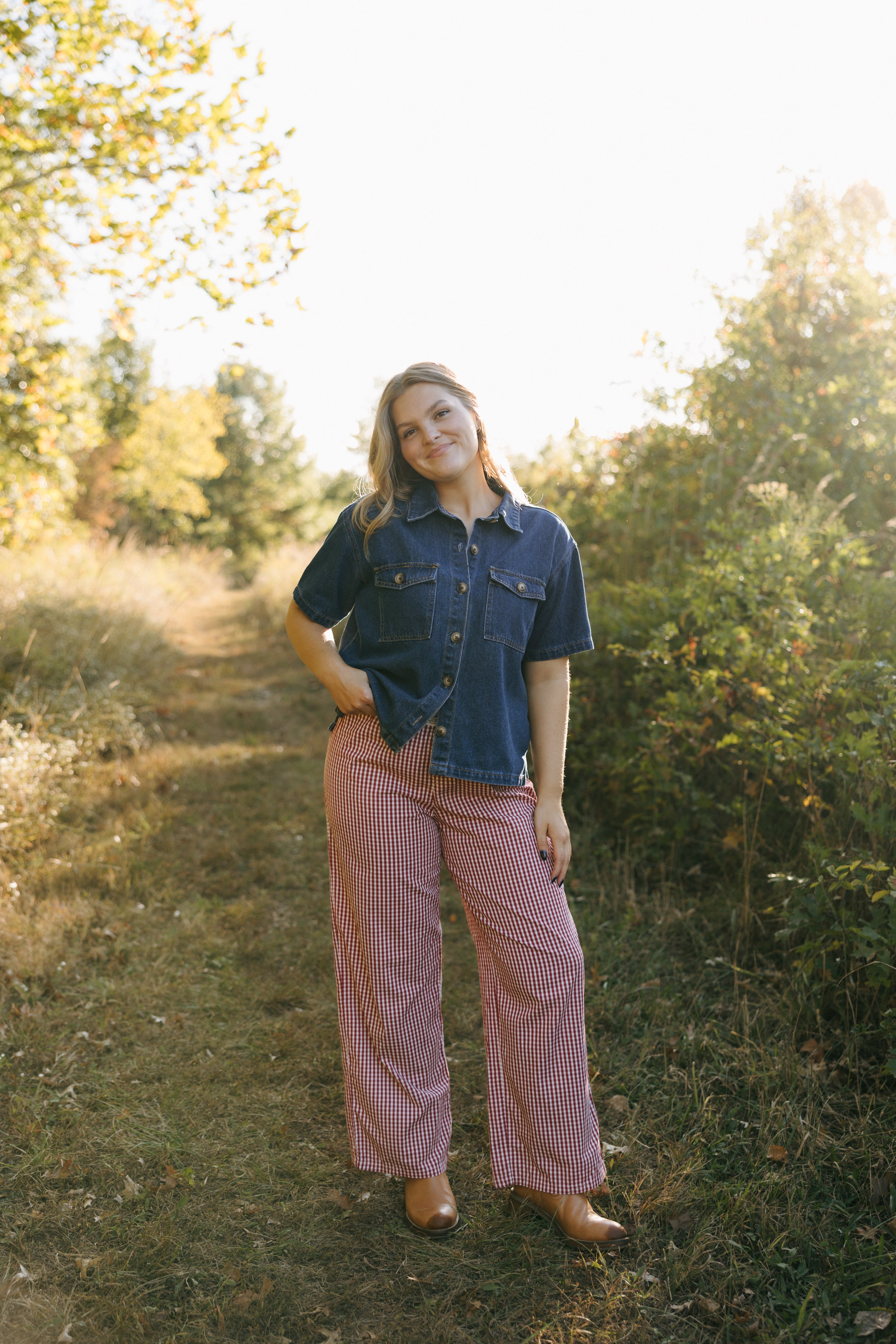 NASHVILLE BUTTON-UP DENIM SHIRT
