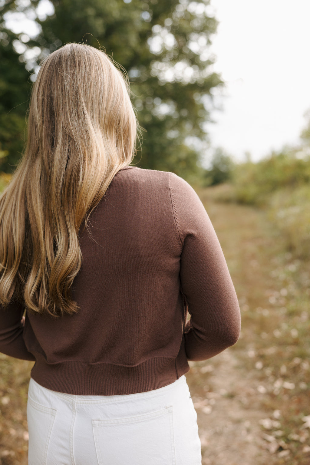 BELLA+ BEN RIBBED BUTTON-UP CARDIGAN