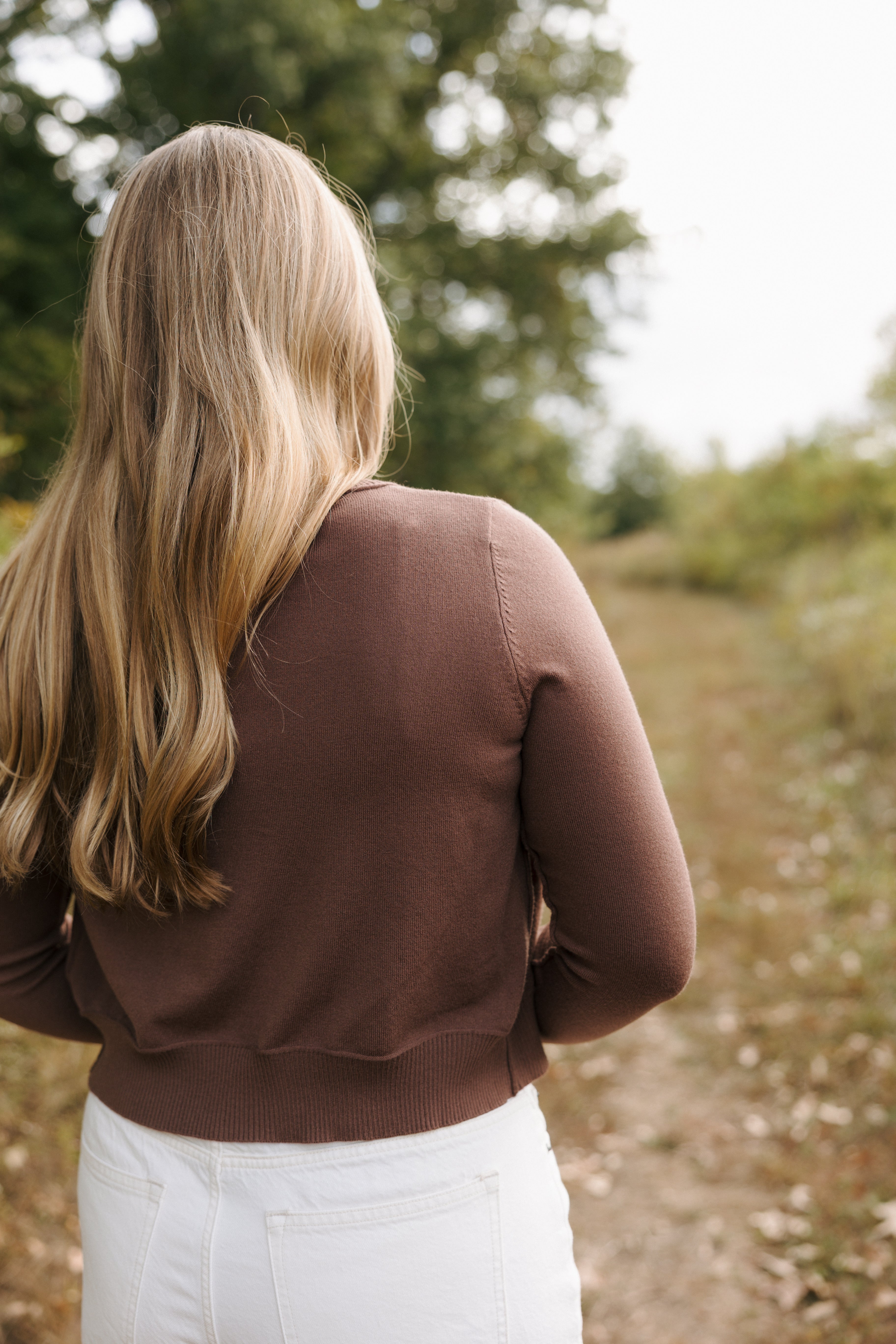 BELLA+ BEN RIBBED BUTTON-UP CARDIGAN